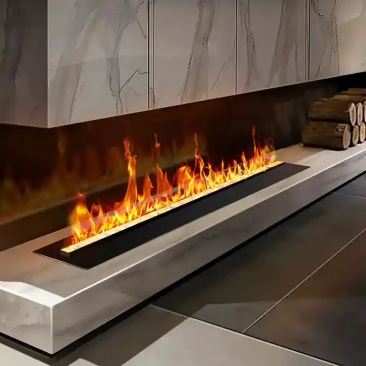 Customized Freestanding 3D Flame Fireplace