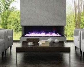 Water Mist Making Fireplace