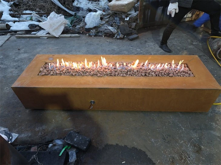 Gazebo Propane Gas Fire Pit Table