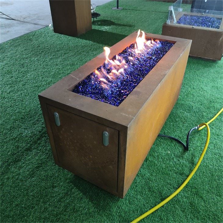 Gazebo Propane Gas Fire Pit Table