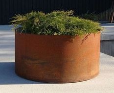Rustic Outdoor Customization Steel Planter Pot